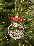 Globe Ornament (Santa)