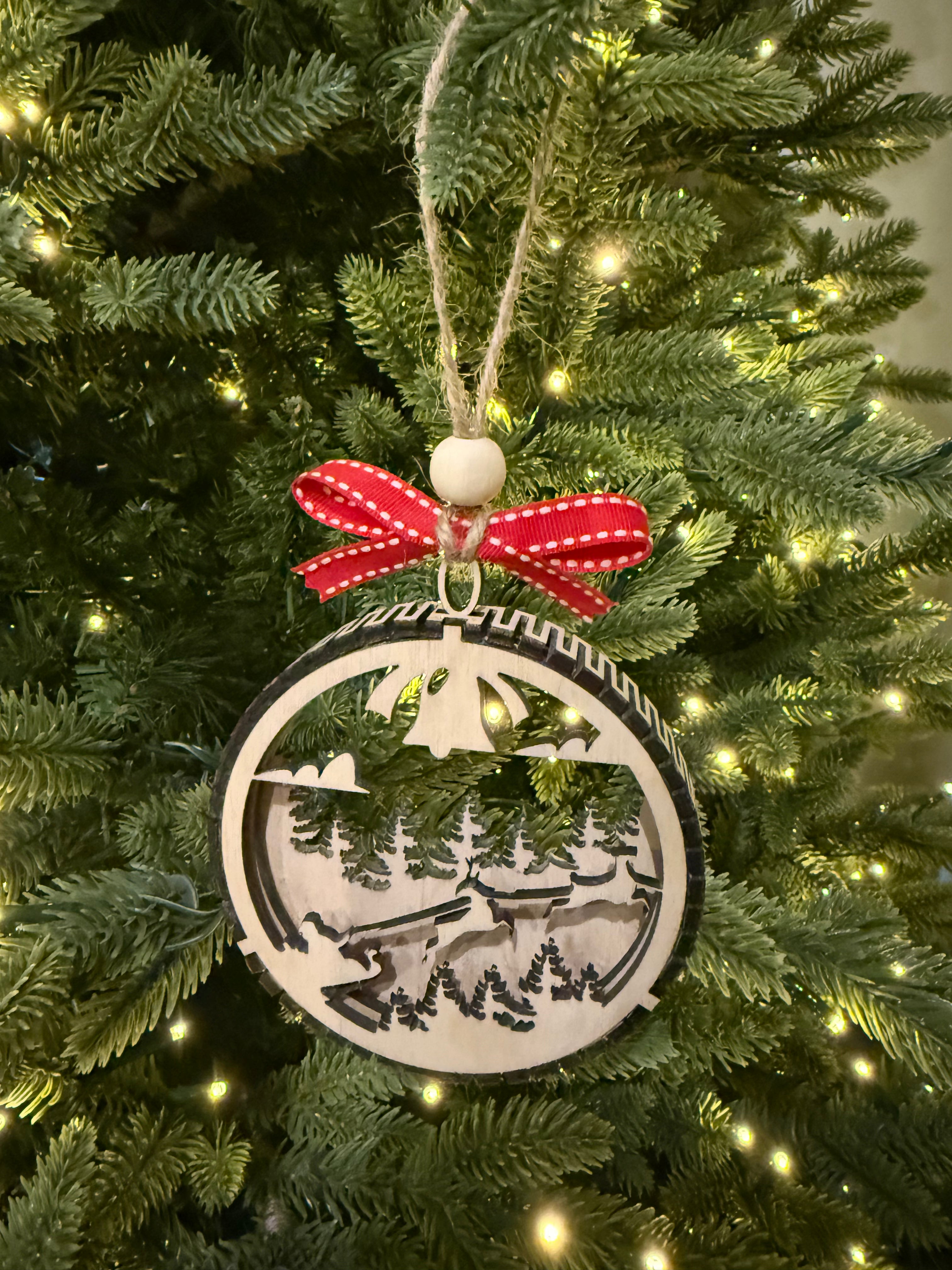 Globe Ornament (Santa)