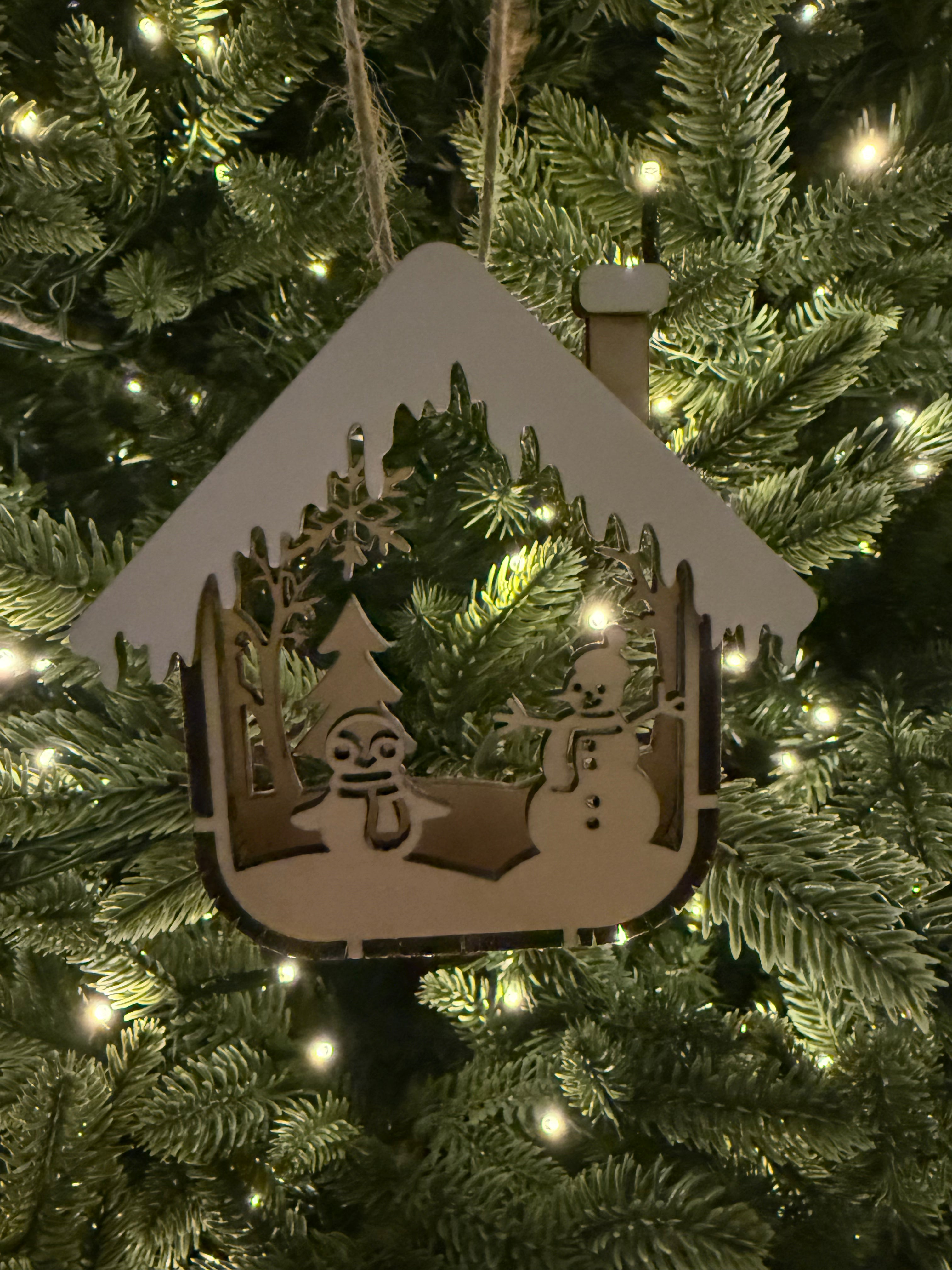 House Ornament (Penguin/Snowman)