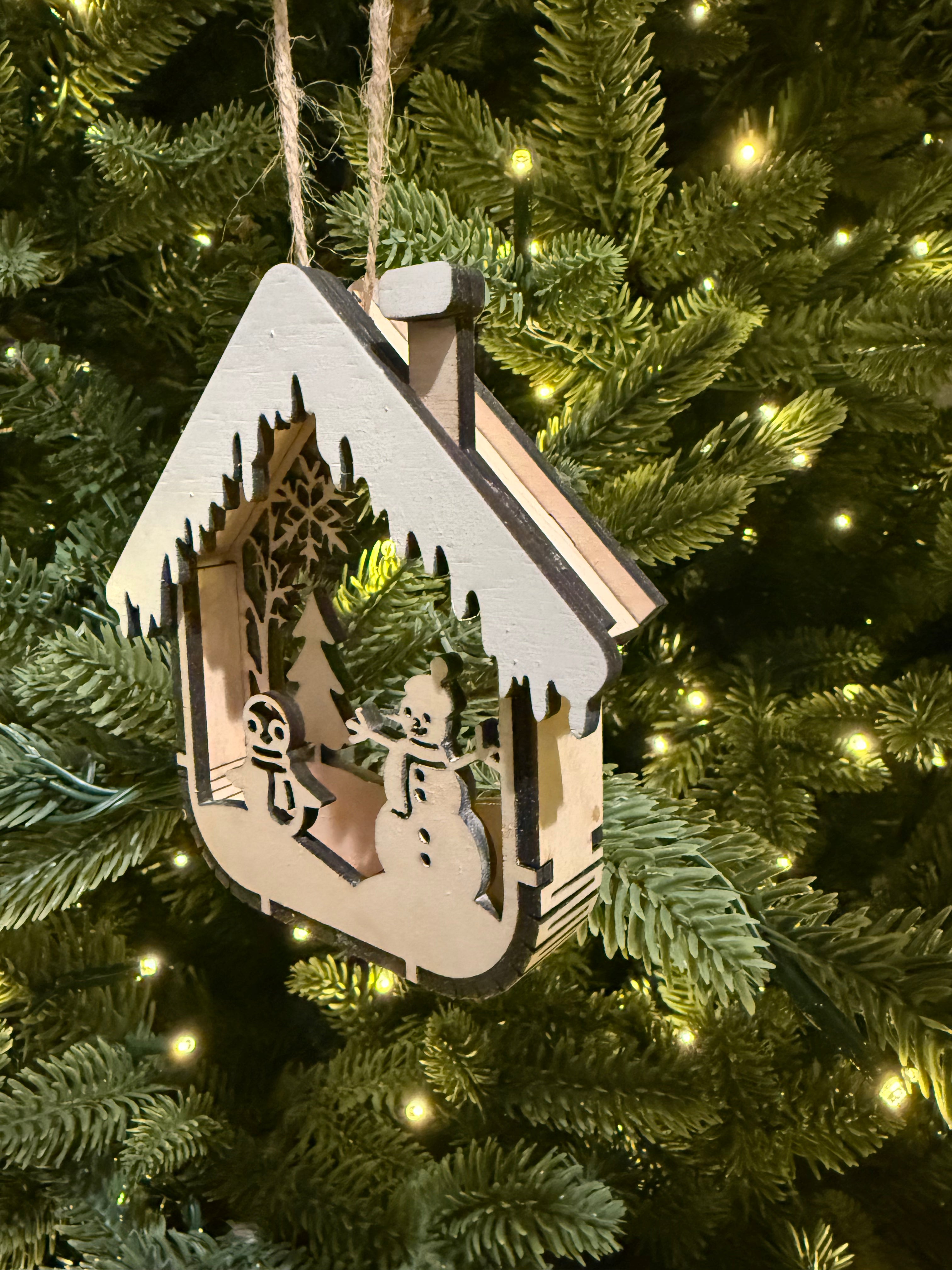 House Ornament (Penguin/Snowman)