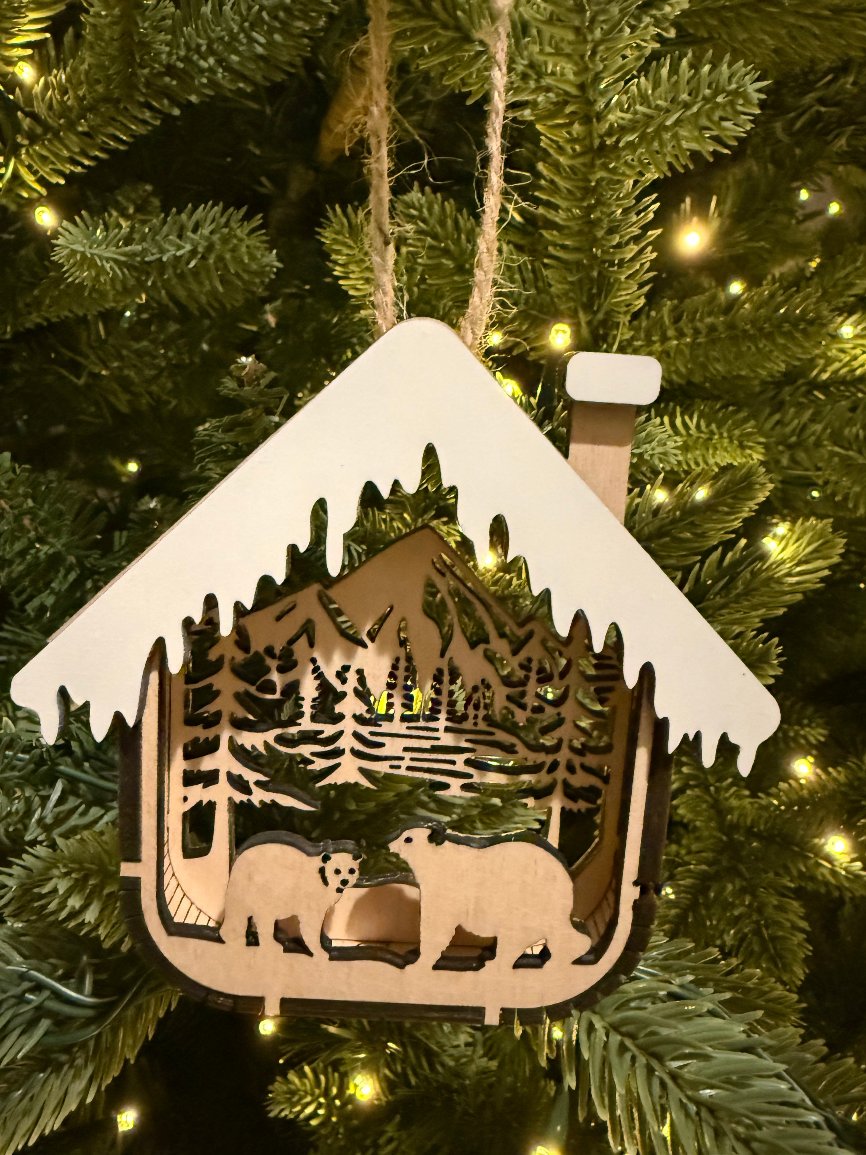 House Ornament (Polar Bears)