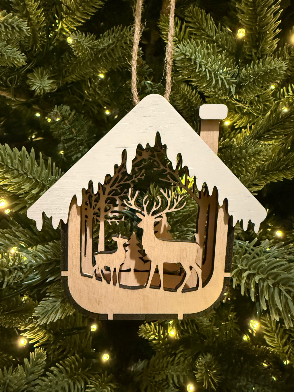 House Ornament (Buck & Baby Deer)