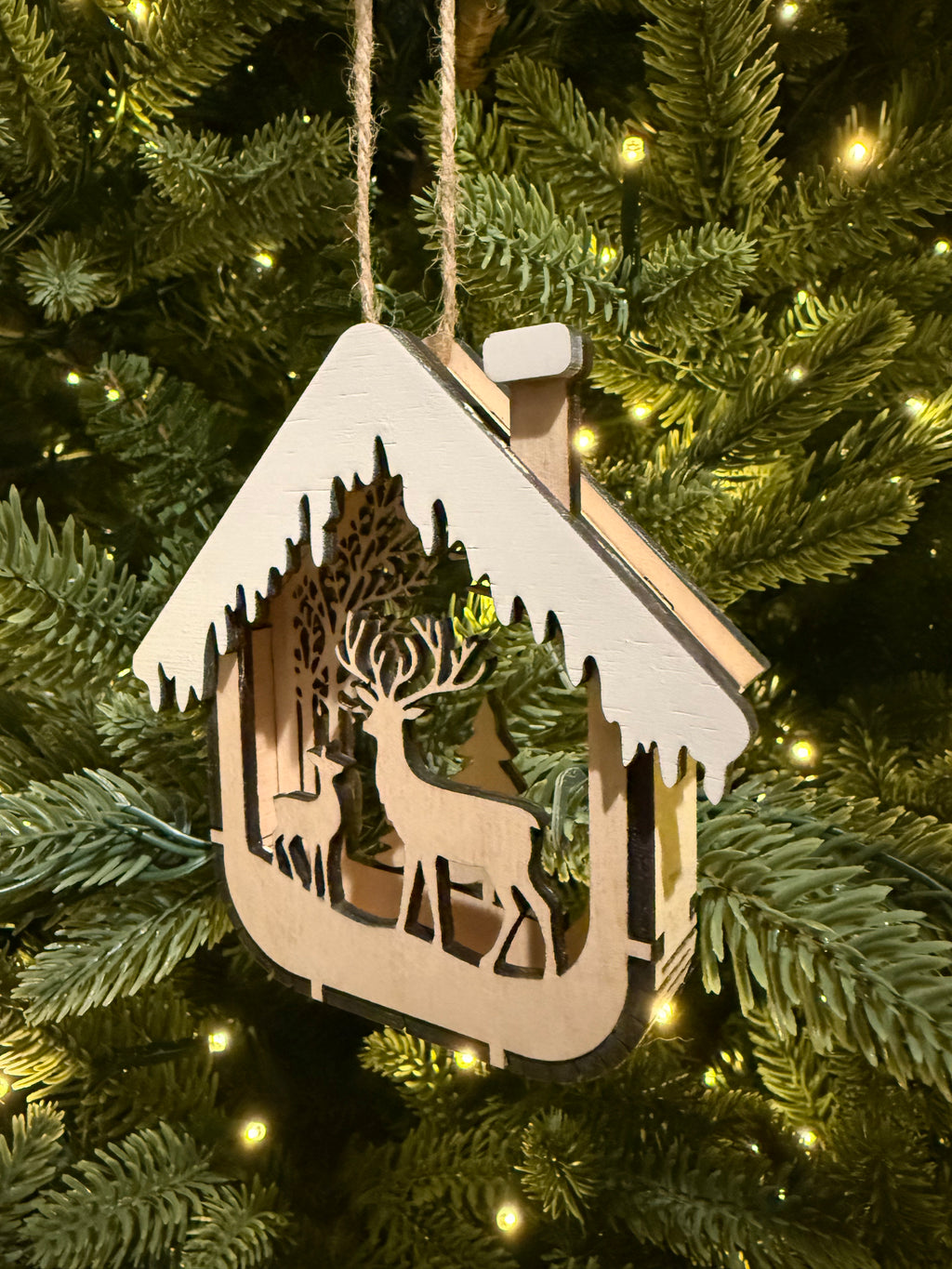 House Ornament (Buck & Baby Deer)
