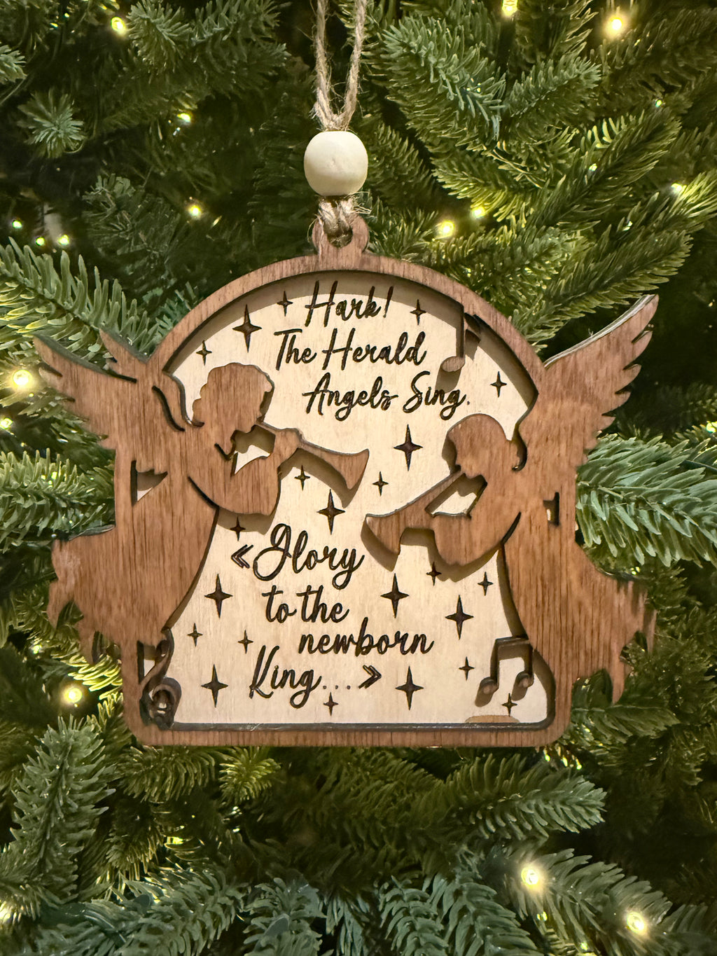 Hark The Herald Angel Sing Ornament