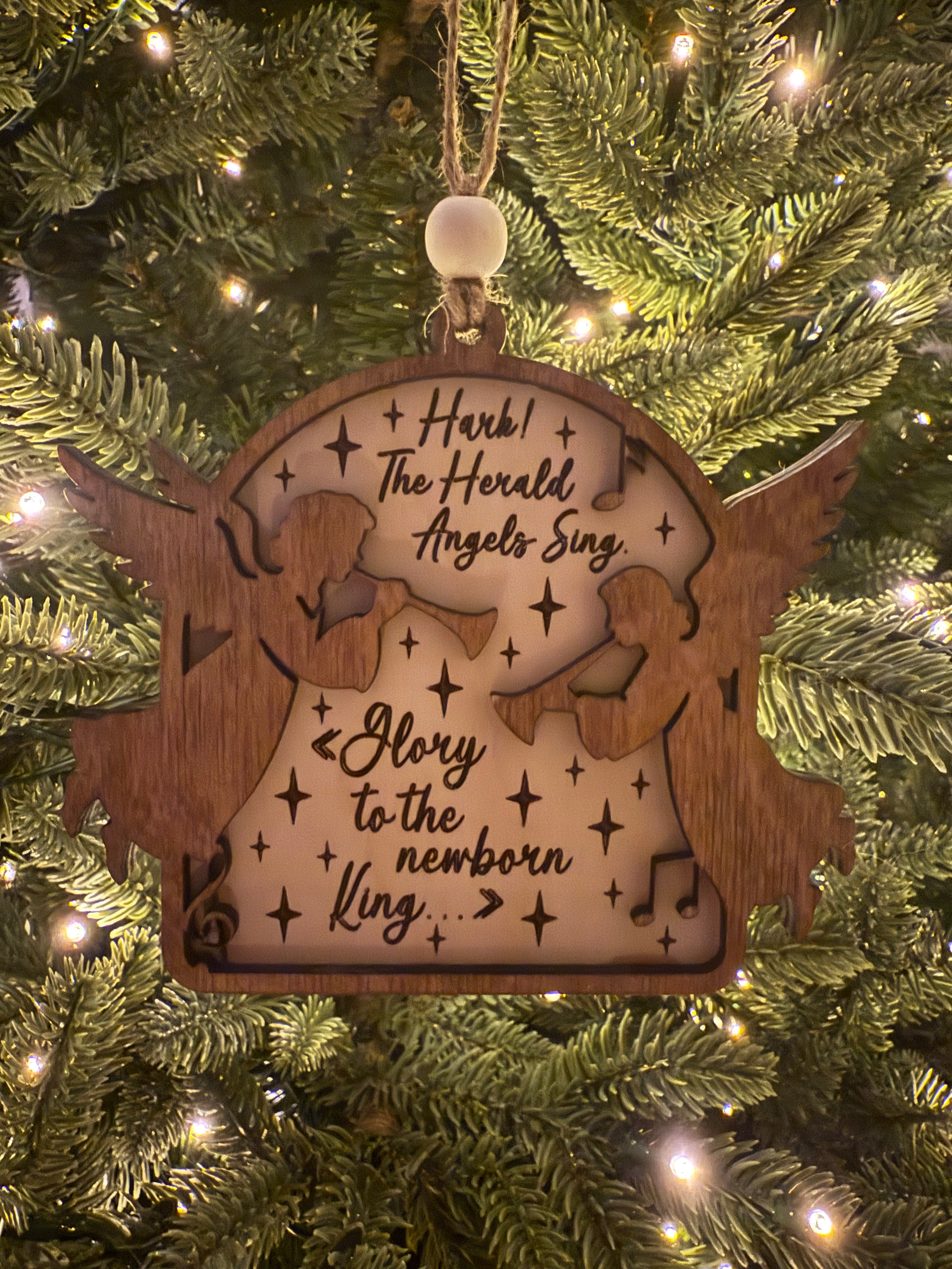 Hark The Herald Angel Sing Ornament