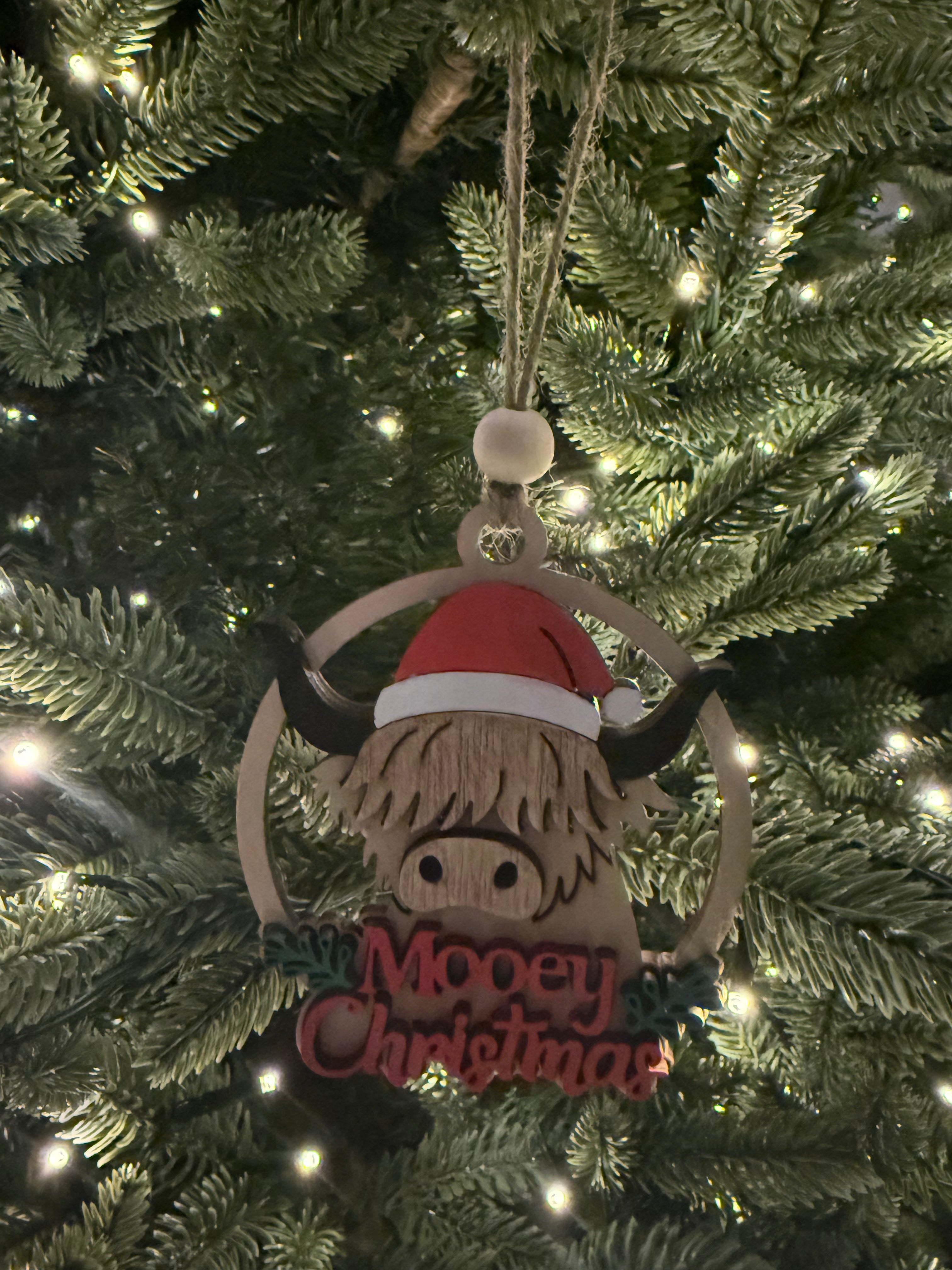 Mooey Christmas Ornament