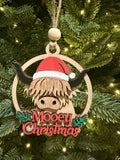 Mooey Christmas Ornament